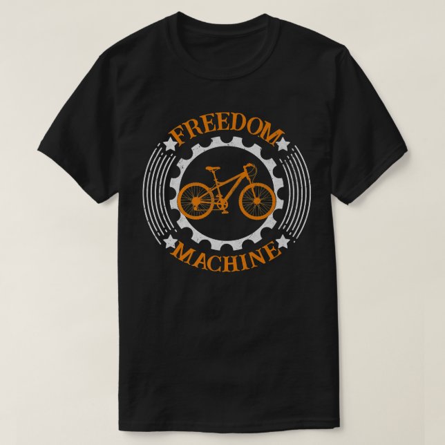 Freedom Machine E-Bike Mountain Bike Rad Fahrrad T-Shirt (Design vorne)