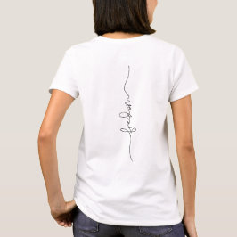 Freedom Minimalistische Typografie-Design T-Shirt