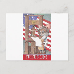 Freedom Mouse Postkarte