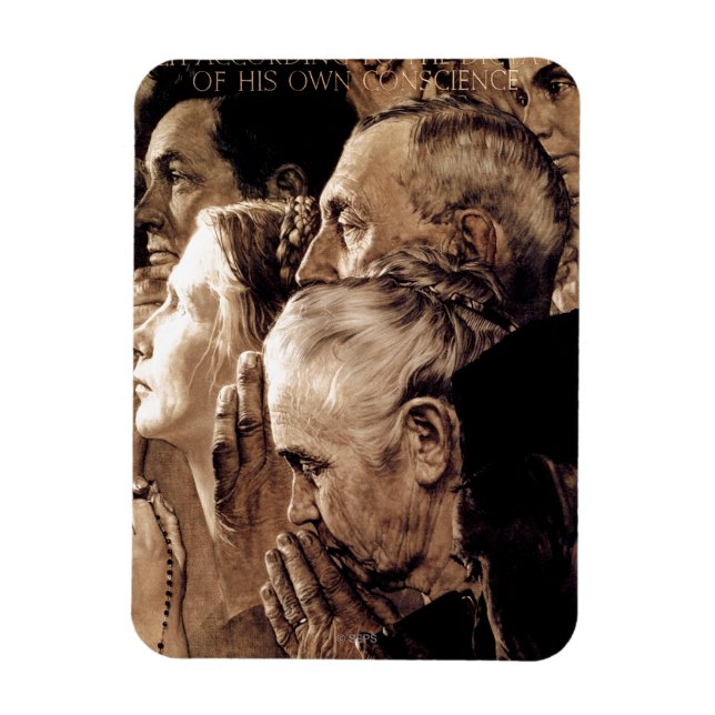 Freedom of Worship Magnet (Vertikal)