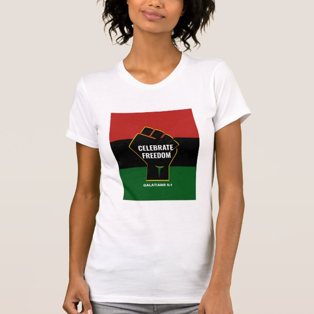 FREEDOM Pan African Christlichen Junneth T - Shirt (Vorderseite)