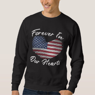Freedom Patriotic Veteran USA Flag American Memori Sweatshirt