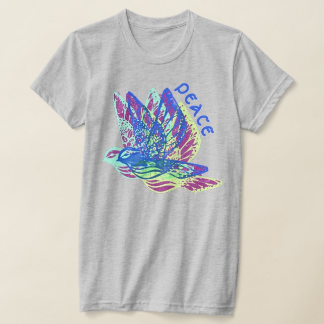 Freedom Peace Doves T - Shirt (Ablage )