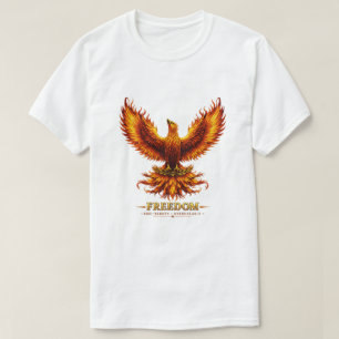 Freedom Phoenix Herren Grafik T-Shirt