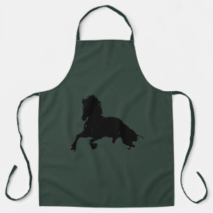 Freedom - Pop Art Horse Celtic Grayish Green Schürze