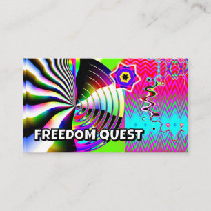 FREEDOM QUEST ( Sie können die Wörter ändern ) Visitenkarte