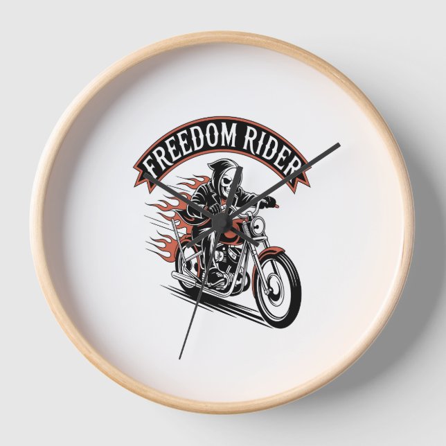 FreeDom Rider Biker Uhr (Vorderseite)