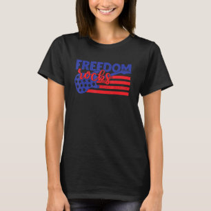 Freedom Rocks Musician Guitaris American 4. Ju T-Shirt