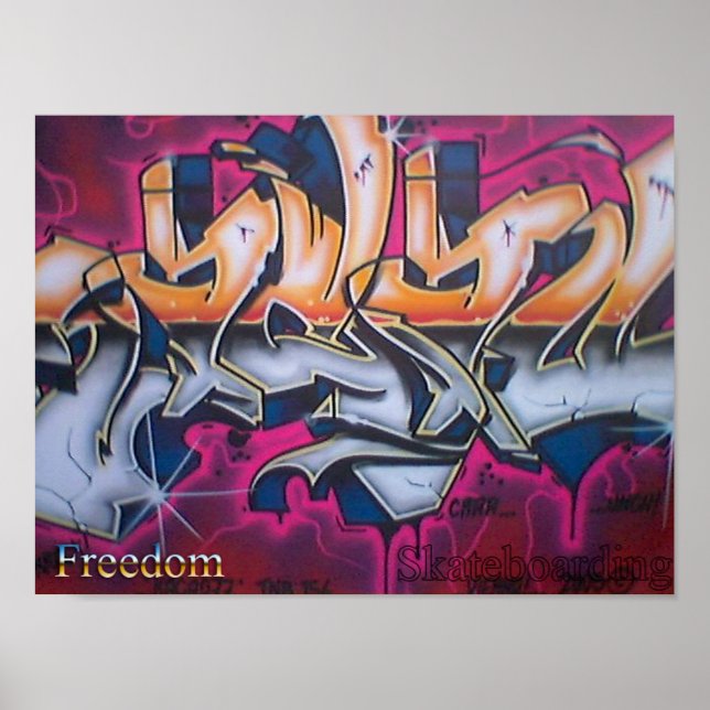 Freedom Skateboarding Poster #2 (Vorne)