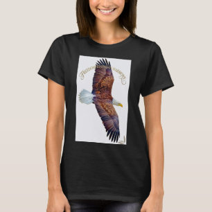 Freedom Spirit Harmony Eagle Bio-Baumwolle Frau  T-Shirt