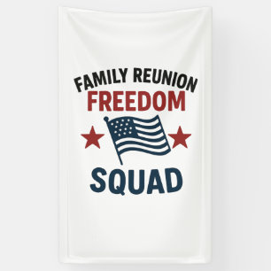 Freedom Squad Familien-Wiedersehens-Shirt – USA Pa Banner