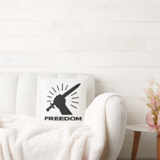 freedom sword graphic kissen