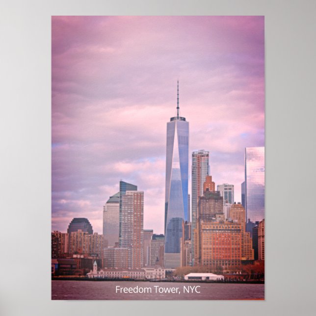 Freedom Tower Manhattan New York City Poster (Vorne)