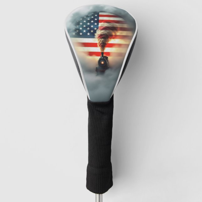 Freedom Train Golf Club Driver Cover Headcover (Vorderseite)