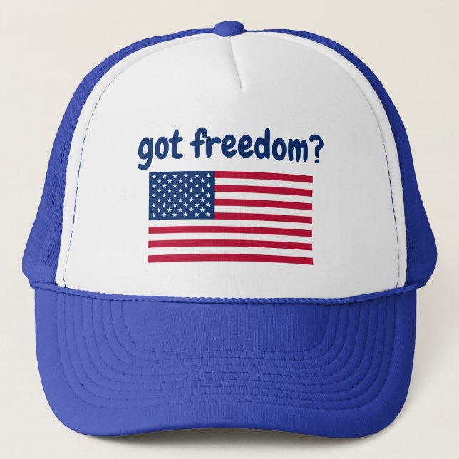 Freedom? Trucker Hat Truckerkappe (Vorderseite)