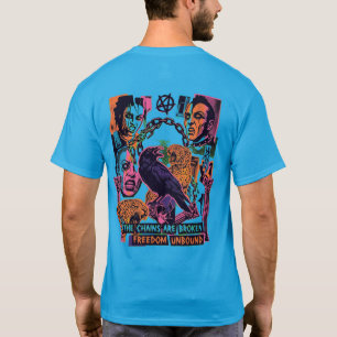 Freedom Unbound-Shirt – Punk-Collage-Grafik-T-Shir T-Shirt