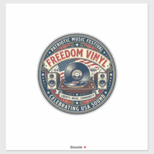 Freedom Vinyl Patriotisch Patriotische Vinyl-Schal Aufkleber