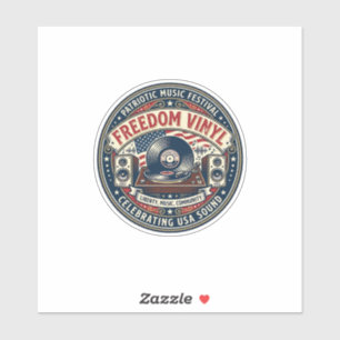 Freedom Vinyl Patriotisch Patriotische Vinyl-Schal Aufkleber