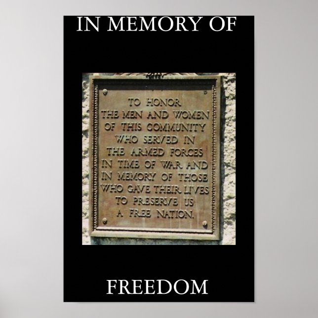 FREEDOM WON POSTER (Vorne)