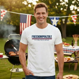 Freedomprazole Lustiges 4. Juli Patriotisches T-Sh Tri-Blend Shirt