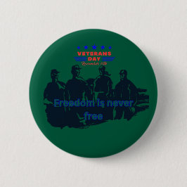Freedom's Defenders hunter green Button
