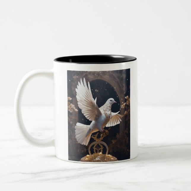 Freedom's Flight - Taube vor Schlangen Tasse (Links)
