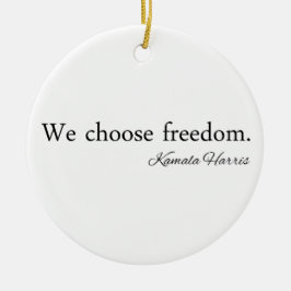 Freedoom Kamala Harris Keramik Ornament
