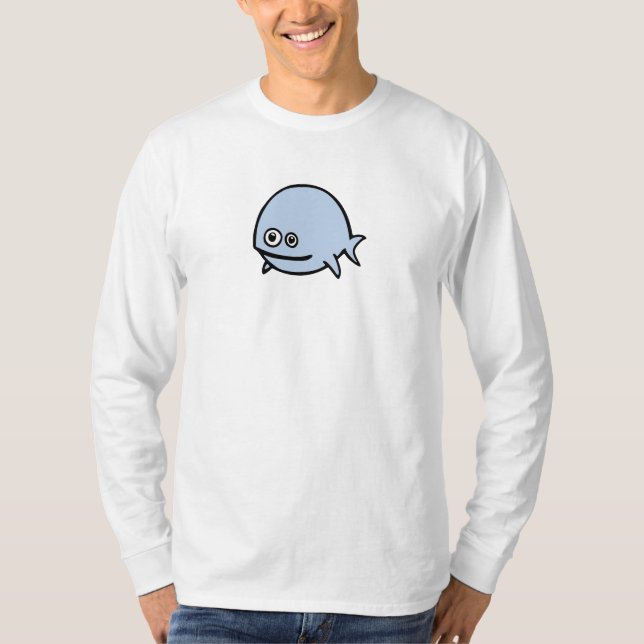 FreeDos Fische - Blau T-Shirt (Vorderseite)