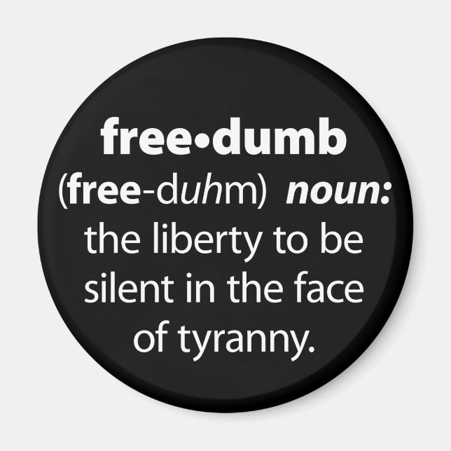 Freedumb Magnet (Vorne)