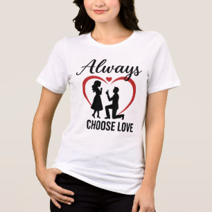 Freefit Always Choose Love Scoop Neck Tri-Blend T- Shirt