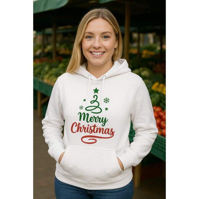 Freefit Merry Christmas Hoodie | Unisex Pullover S (Von Creator hochgeladen)