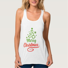 Freefit Merry Christmas Tank | Women's Bella+Canva Top