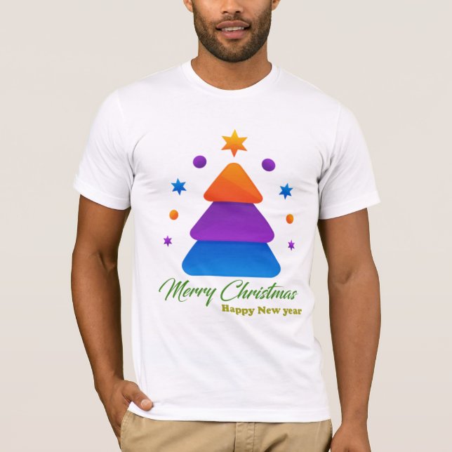Freefit Merry Christmas Tree Bella+Canvas Tee 🎄 | (Vorderseite)