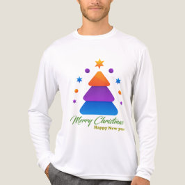 Freefit Merry Christmas Tree Bella+Canvas Tri-Blen Tri-Blend Shirt