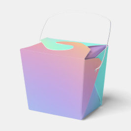 Freeform Pastel Gradient Geschenkschachtel
