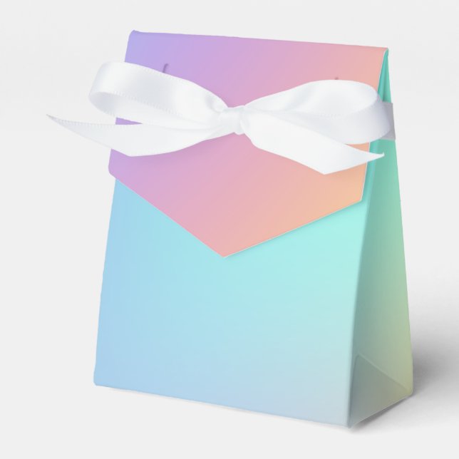 Freeform Pastel Gradient Geschenkschachtel (Vorderseite)