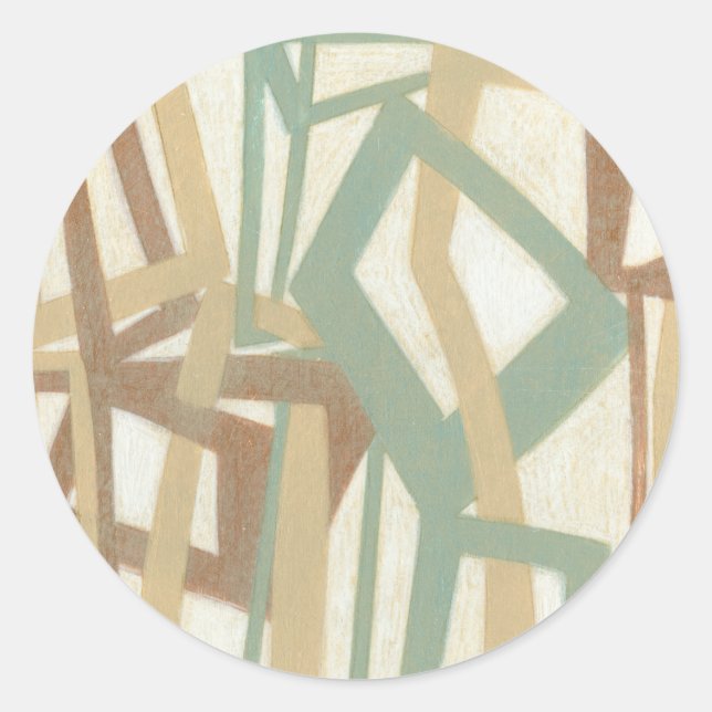 Freehand Painting von Norman Wyatt Runder Aufkleber (Vorderseite)