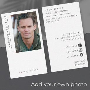 Freelance-Foto-Freelance-Visitenkarte Visitenkarte