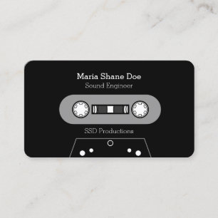 Freelance Musician Beruflich Business Card Visitenkarte