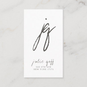 Freelance Writer, Author, Modern Beruflich Visitenkarte