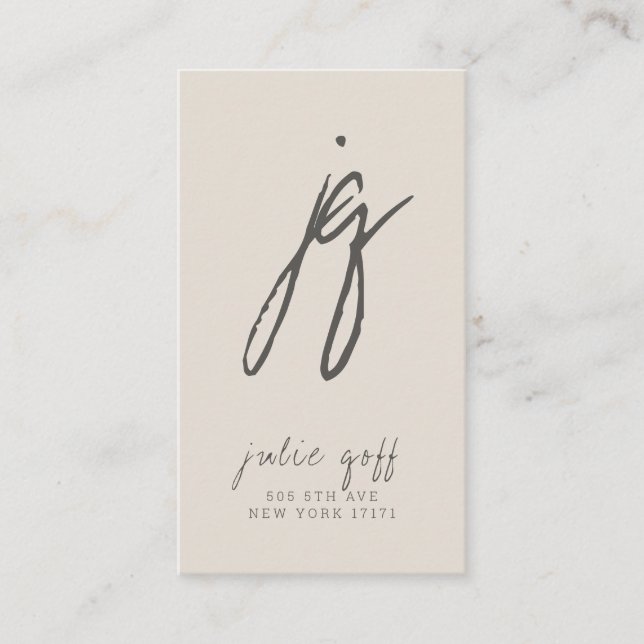 Freelance Writer, Author, Modern Beruflich Visitenkarte (Vorderseite)