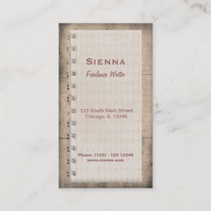 Freelance Writer Visitenkarte