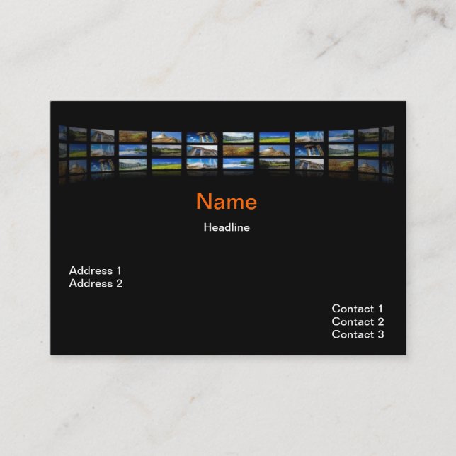 Freelancer Business Card Visitenkarte (Vorderseite)