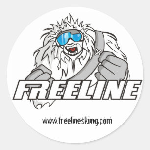 FreeLine Team-Logo Runder Aufkleber