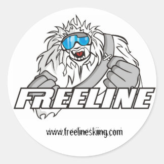 FreeLine Team-Logo Runder Aufkleber