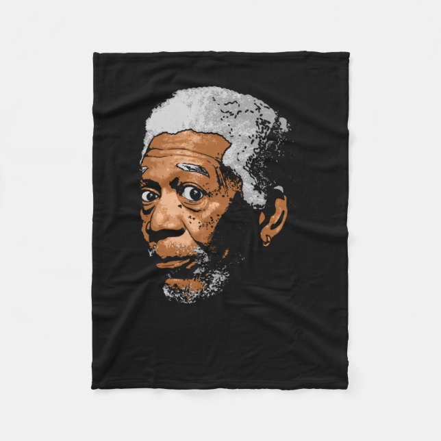 Freeman Funny Pop Art Sticker Fleecedecke (Vorderseite)