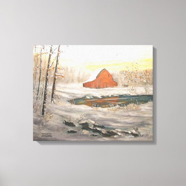 "FREEMAN SEE SNOW" LEINWANDDRUCK (Vorderseite)