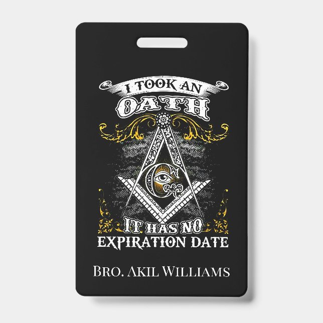 Freemason  ausweis (Vorderseite)