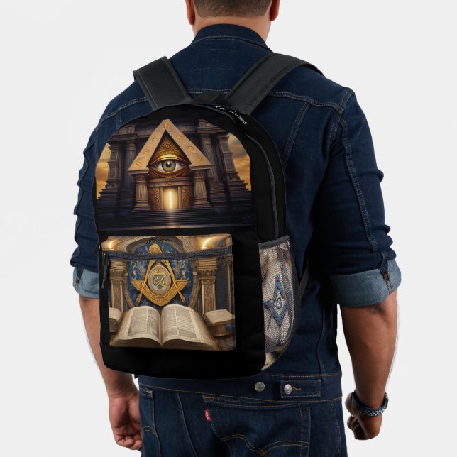 Freemason Backpack Bedruckter Rucksack (Insitu (Modell))