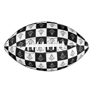 Freemason Checkered Pattern Football